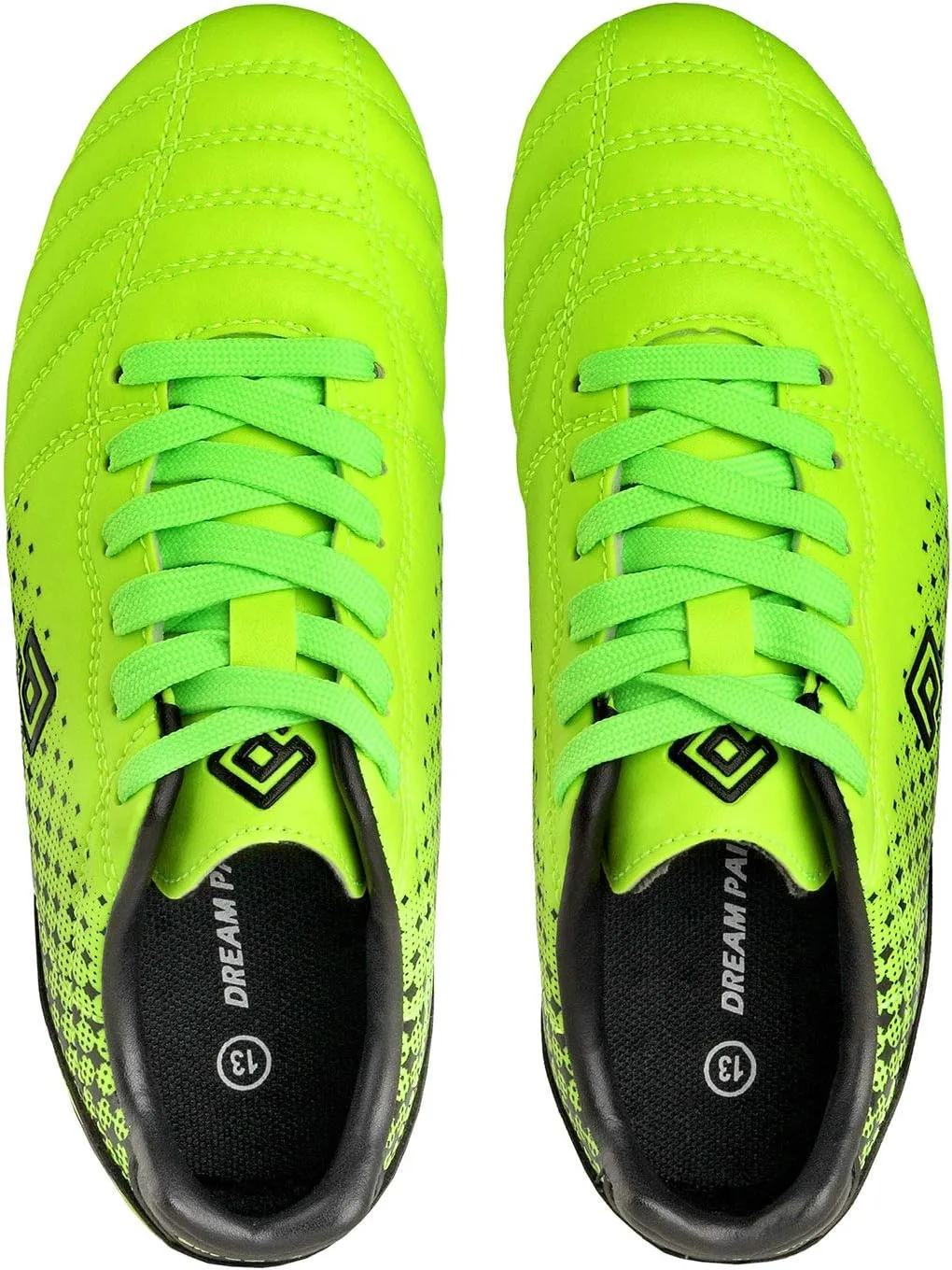 DREAM PAIRS Boys Girls Outdoor Sport Football Shoes Soccer Cleats for Little/Big Kid