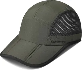 GADIEMKENSD Mens Folding Outdoor Hat Long Brim UPF 50  Sun Protection