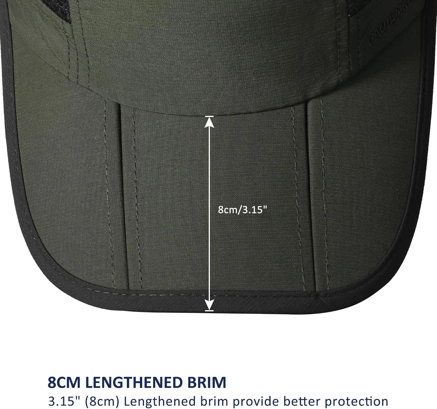 GADIEMKENSD Mens Folding Outdoor Hat Long Brim UPF 50  Sun Protection