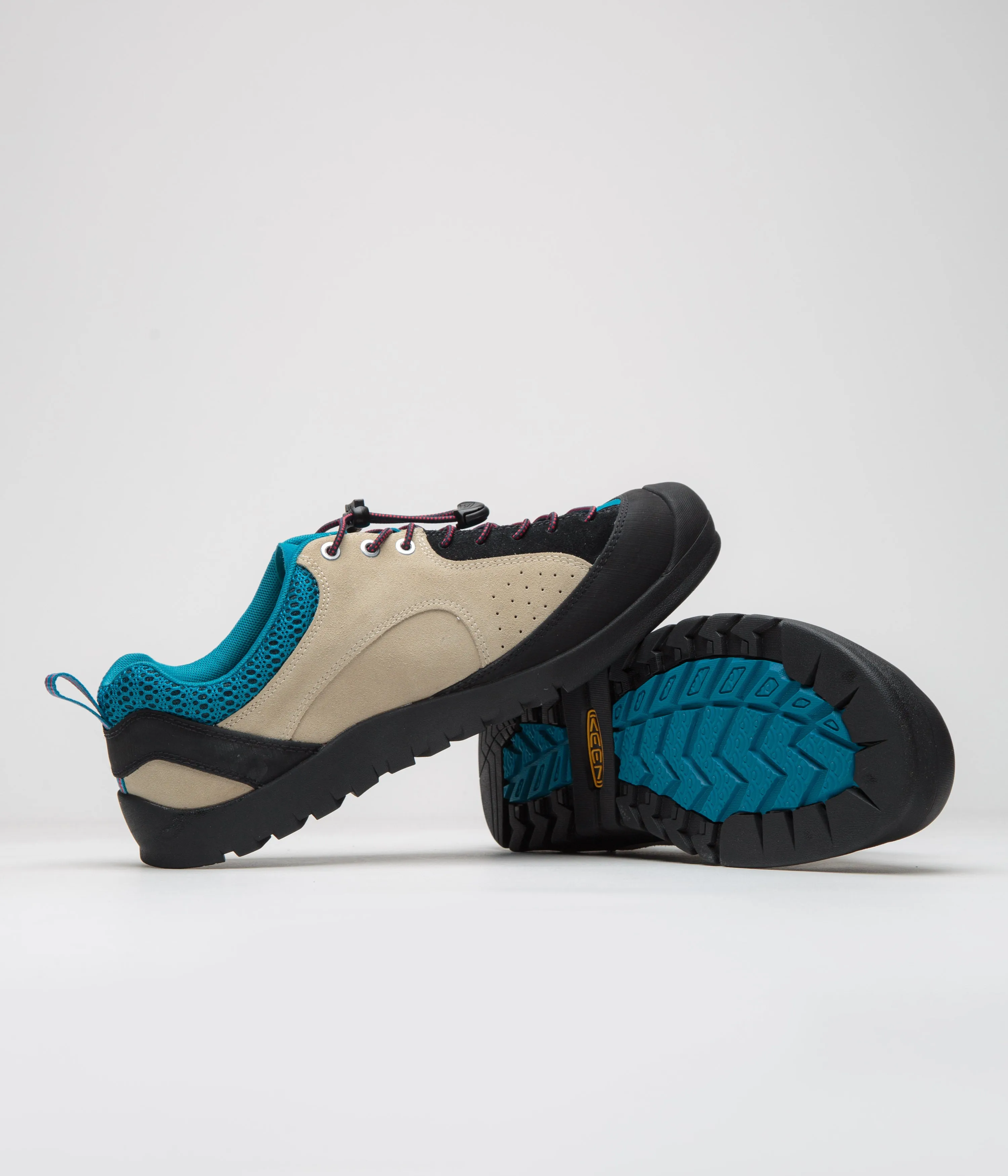 Keen Jasper Rocks Shoes - Safari / Fjord Blue