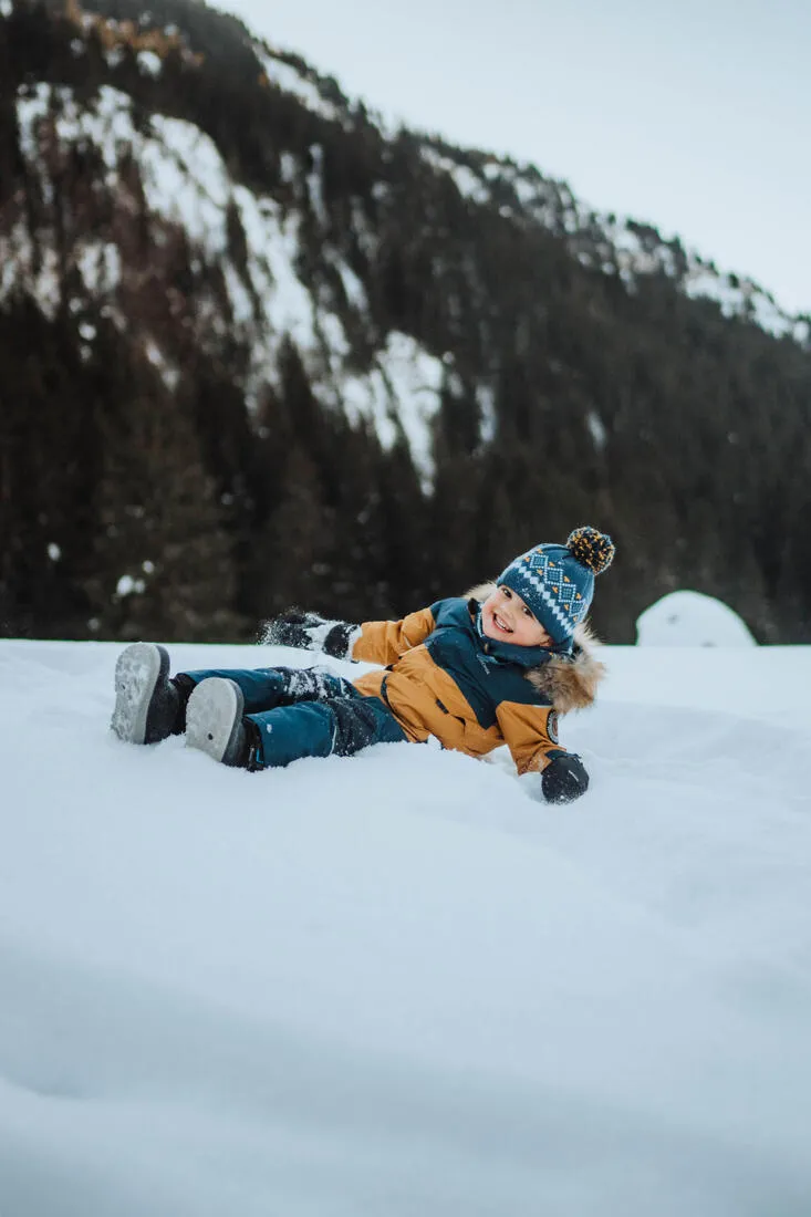Kids’ warm waterproof snow hiking boots SH500 - Velcro Size 7 - 5.5