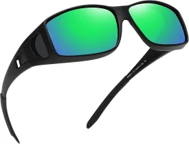 MEETSUN Fit Over Glasses Sunglasses for Men Women,Wrap Around Sunglasses Polarized UV400 Protection