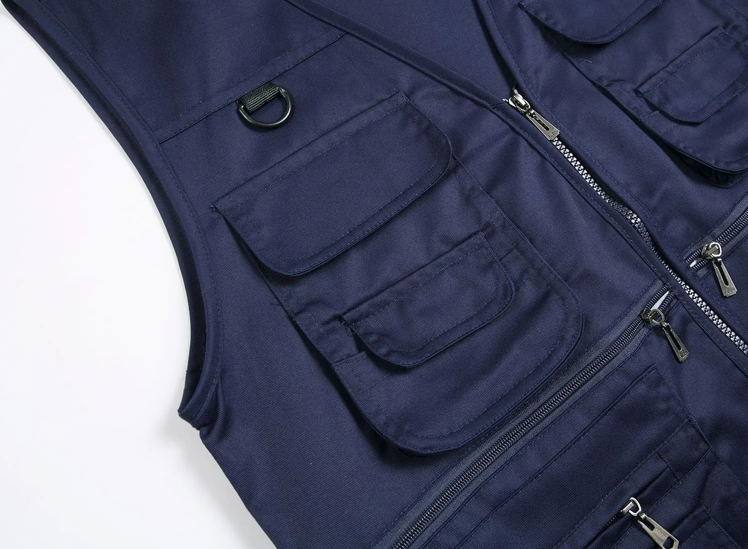Men??s Fishing Vest Summer Outdoor Work Safari Travel Photo Vest with Multi Pockets