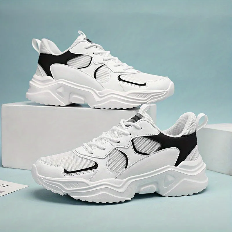 Men's Lightweight Breathable Lace Up Casual Sport Shoes Sneakers