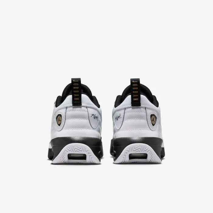 Nike Kid's Jordan Max Aura 6 Shoes - White / Black / Metallic Gold