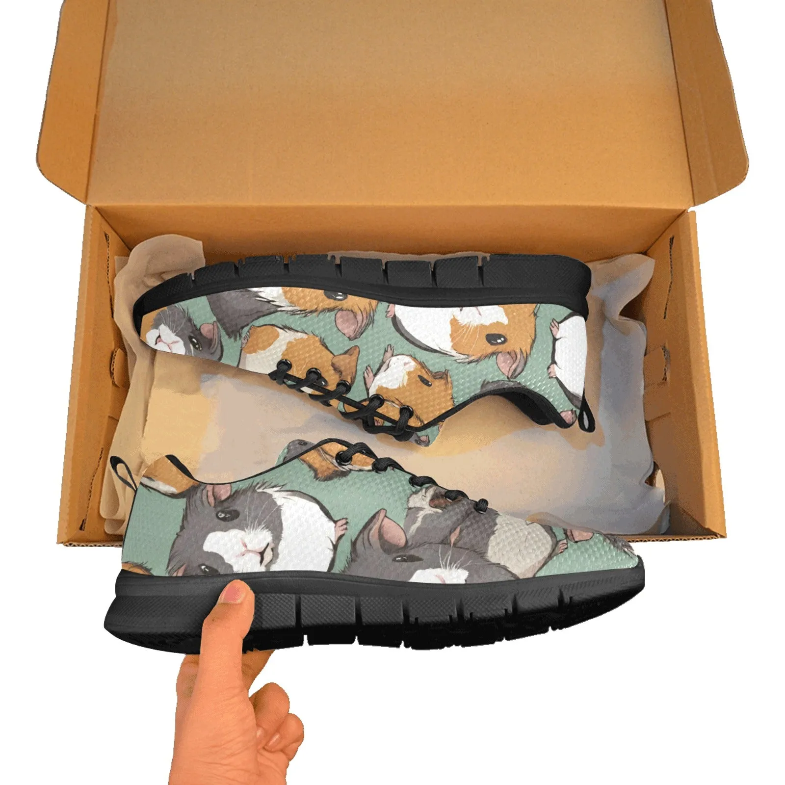Women's Guinea Pig Sneakers (Model 055)